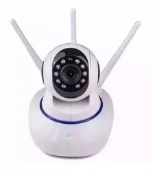 WiFi Smart Net Camera - Cmera Ip Wireless Sem Fio Wifi Hd 3 Antenas Sensor Noturna